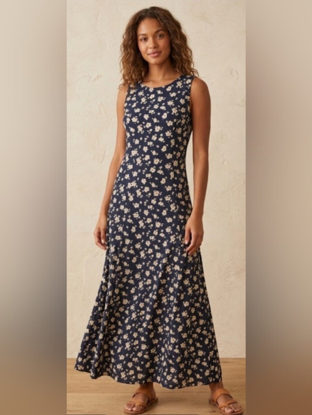 90s Classic Rayon Flower Maxi Dress!!!
